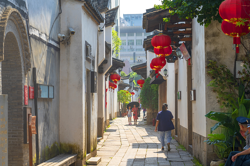 2019年6月28日，福州，三坊七巷風光。